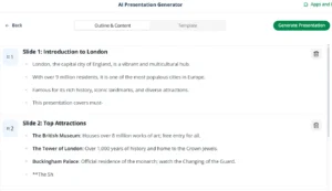 QuillBot free online presentation tool example 2