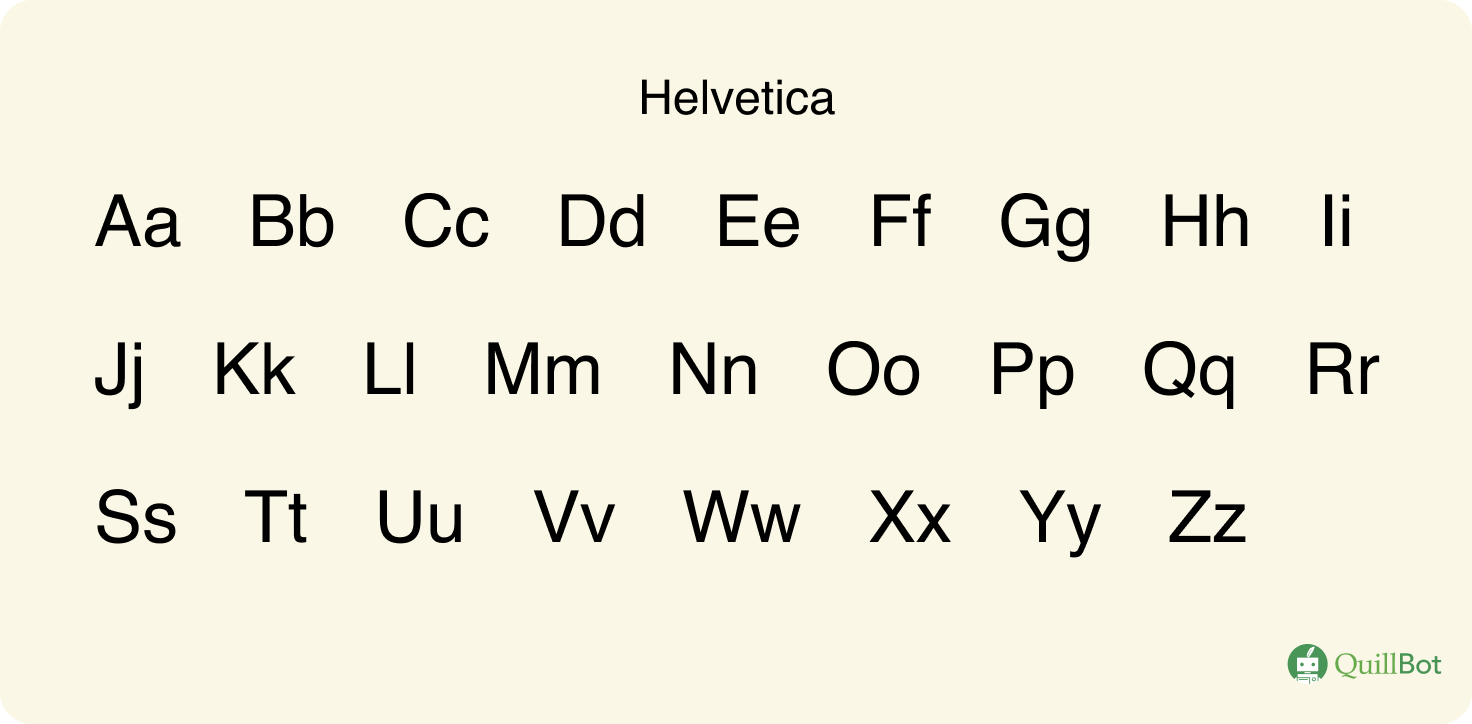 helvetica