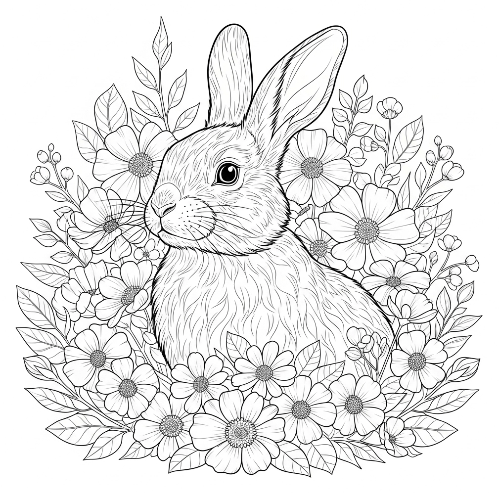 Ausmalbild Ostern