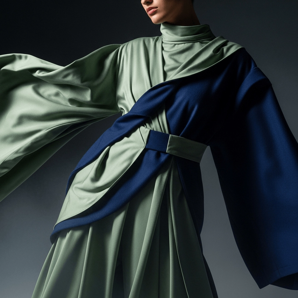 Farbe Salbei Kleid 2