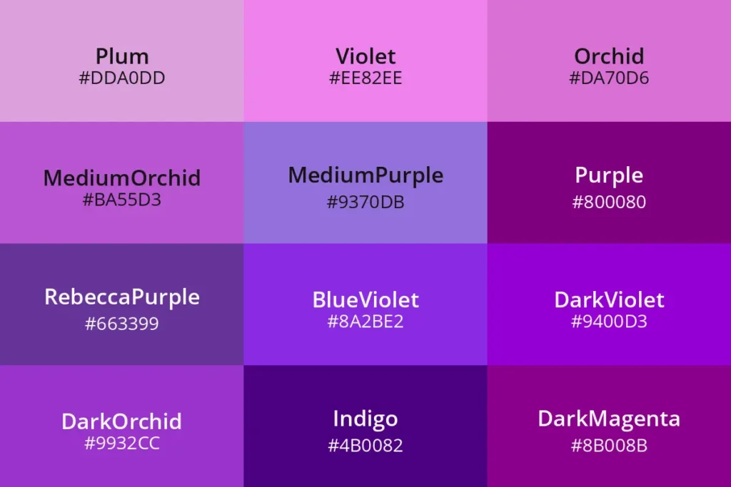 Purple hex code