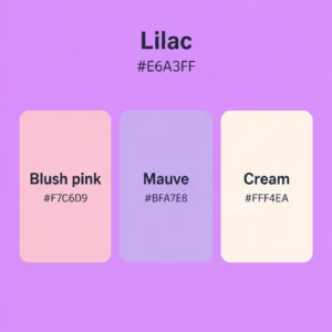 Lilac color palette 3